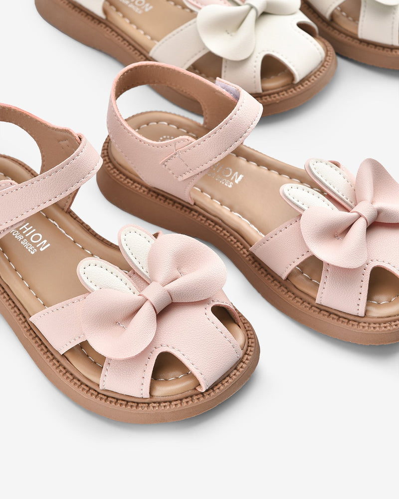 Giày Sandals Trẻ Em Họa Tiết Tai Thỏ-SHS01Kem Color2