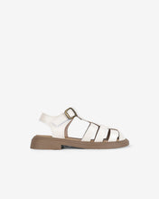 Giày Sandals Rọ Trẻ Em Quai Dán-SHS02-Kem Color1First