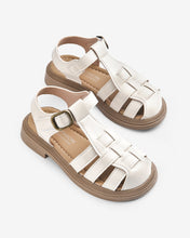 Giày Sandals Rọ Trẻ Em Quai Dán-SHS02-Kem Color1