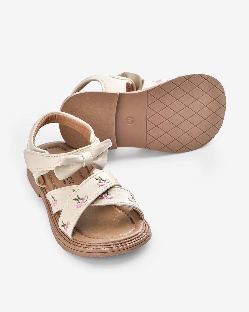 Giày Sandals Trẻ Em Quai Ngang Đan Chéo-SHS03-Hồng Color2