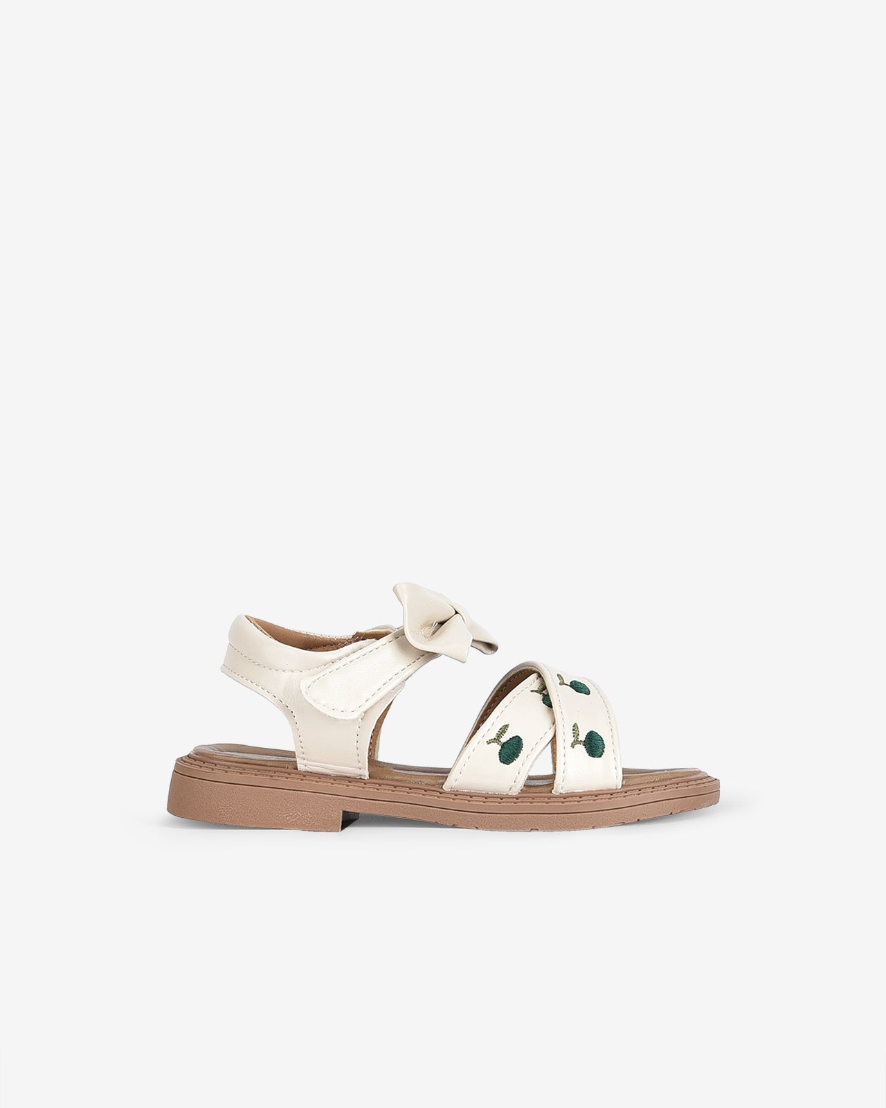 Giày Sandals Trẻ Em Quai Ngang Đan Chéo-SHS03-Xanh Lá Color1First