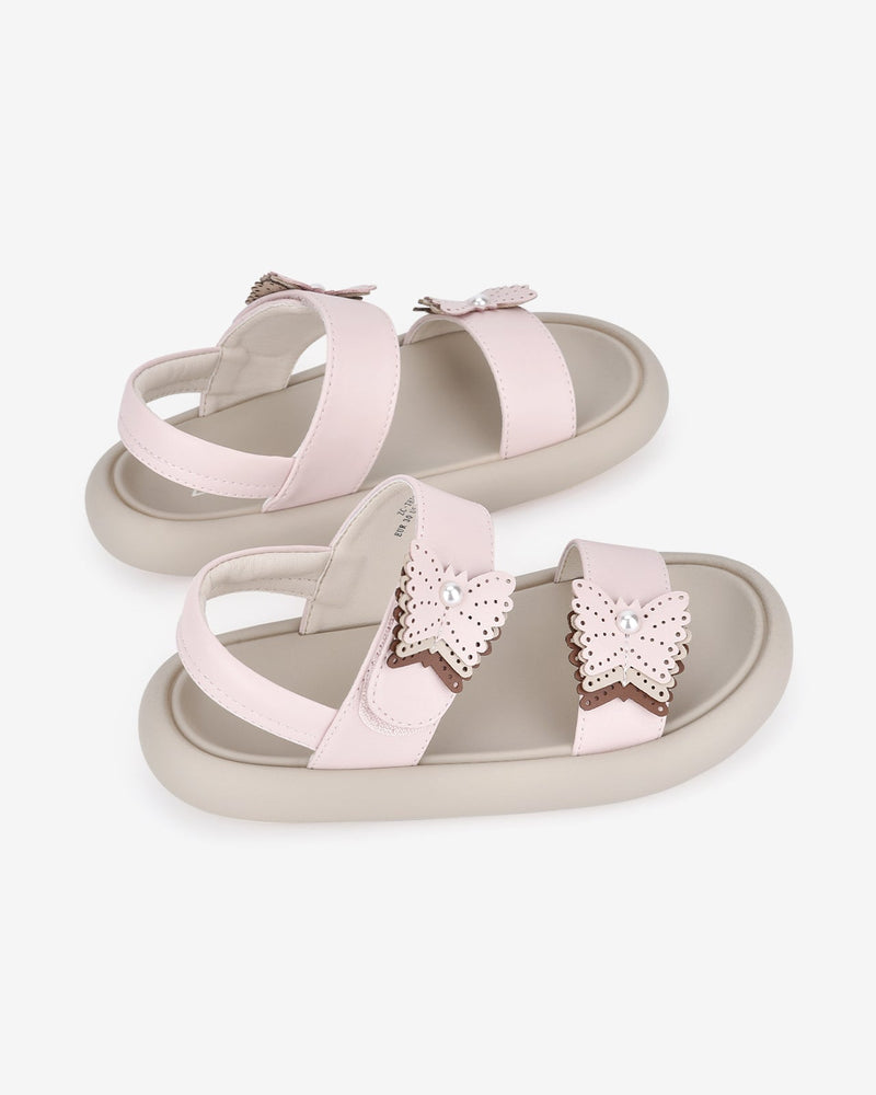 Giày Sandal Trẻ Em Zucia Quai Ngang Đính Bướm-STH70-Hồng Color2
