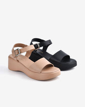 Giày Sandal Xuồng Đông Hải Đế Uốn Cách Điệu-S32E3Đen Color2