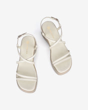 Giày Sandal Xuồng Đông Hải Quai Đôi Đan Chéo-S32E4Kem Color2