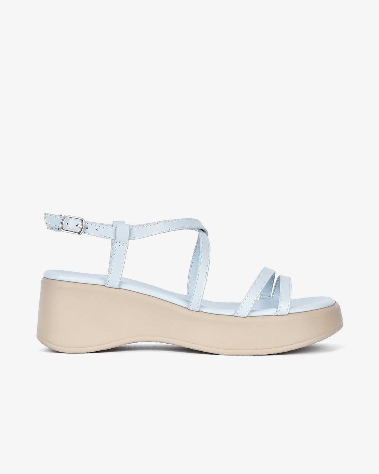 Giày Sandal Xuồng Đông Hải Quai Đôi Đan Chéo-S32E4Xanh Color1First