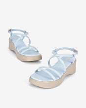 Giày Sandal Xuồng Đông Hải Quai Đôi Đan Chéo-S32E4Xanh Color3