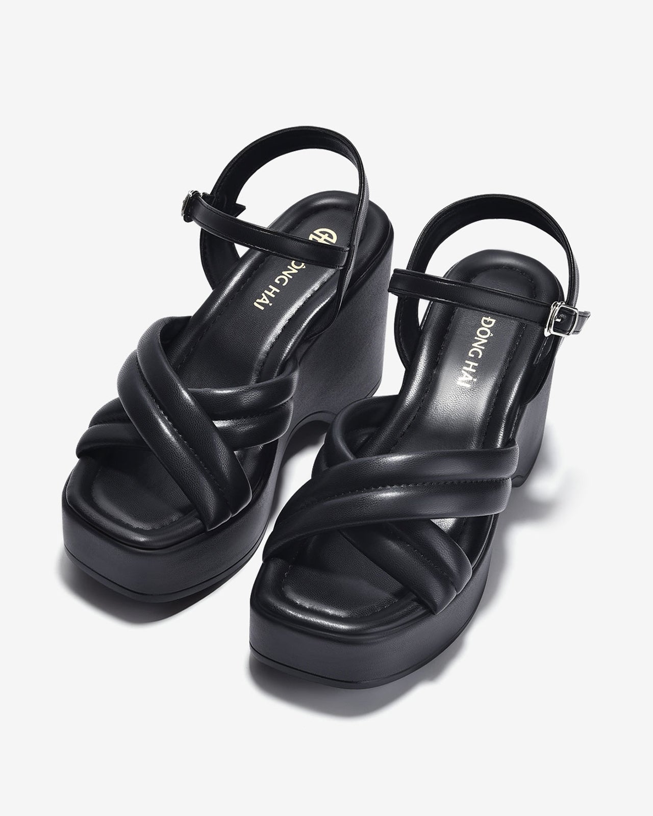 Giày Sandal Xuồng Đông Hải Đế Trụ Vững Vàng-S32F4Đen Color1