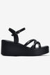 Giày Sandal Xuồng Đông Hải Quai Đan Chéo-S32G1Đen Color1First