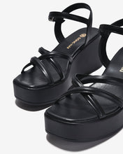 Giày Sandal Xuồng Đông Hải Quai Đan Chéo-S32G1Đen Color1