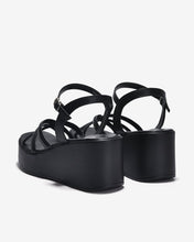 Giày Sandal Xuồng Đông Hải Quai Đan Chéo-S32G1Đen Color1
