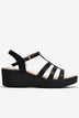 Sandal Xuồng Đông Hải Quai T-Strap-S32I1Đen Color1First emnhubong