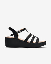 Sandal Xuồng Đông Hải Quai T-Strap-S32I1Đen Color1First emnhubong