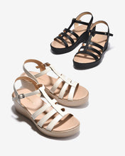 Sandal Xuồng Đông Hải Quai T-Strap-S32I1-Kem Color1