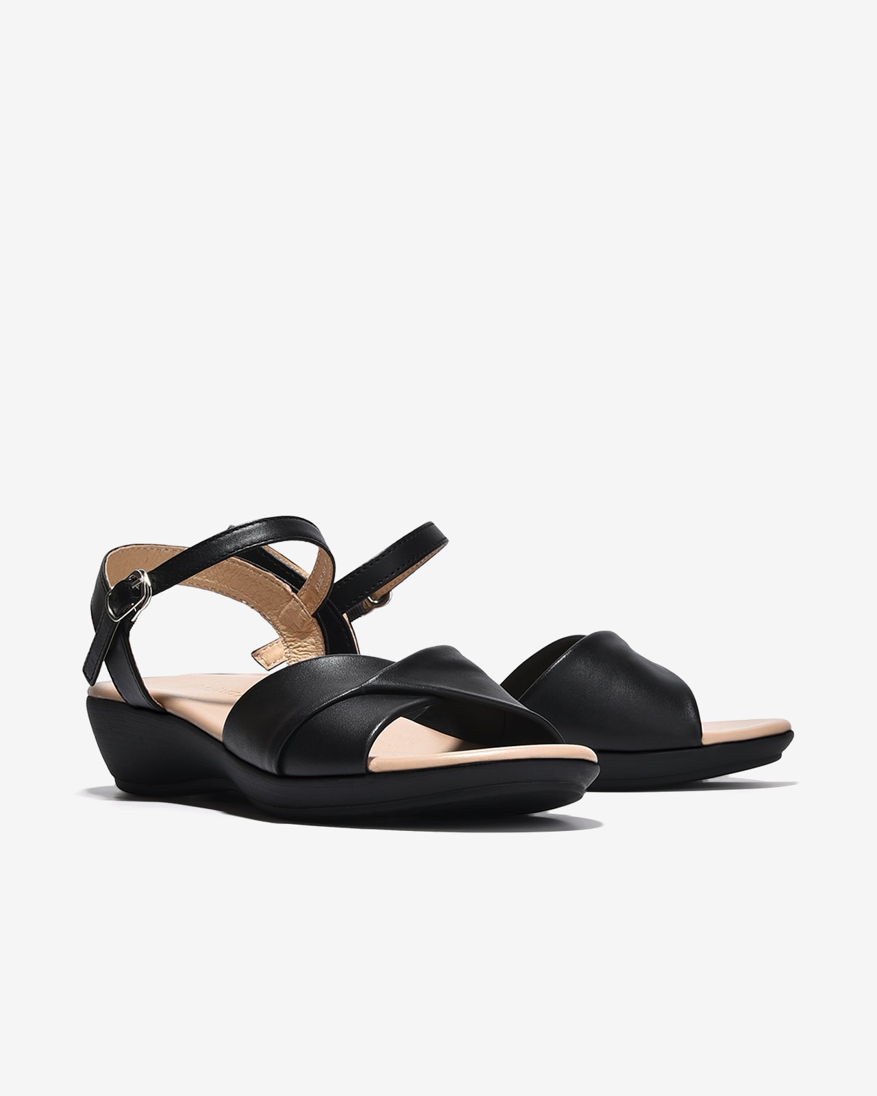 Giày Sandal Xuồng Đông Hải Quai Xoắn-S32I2Đen Color1