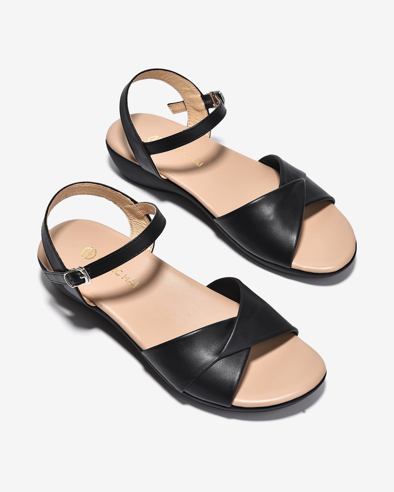 Giày Sandal Xuồng Đông Hải Quai Xoắn-S32I2Đen Color1