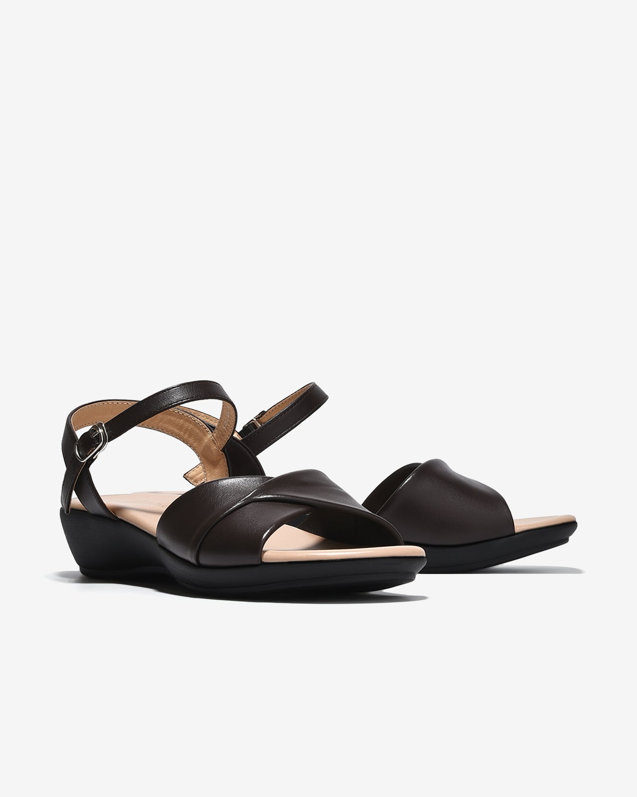 Sandal Xuồng Đông Hải Quai Xoắn-S32I2Nâu Color1