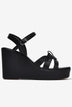 Sandal Xuồng Đông Hải Đế 10cm Quai Đan Chéo-S32I4Đen Color1First emnhubong