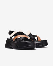 Sandal Nữ Đông Hải Quai Chéo Đế Xuồng 7cm-S32J1Đen Color1