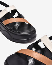 Sandal Nữ Đông Hải Quai Chéo Đế Xuồng 7cm-S32J1Đen Color1