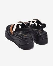 Sandal Nữ Đông Hải Quai Chéo Đế Xuồng 7cm-S32J1Đen Color1