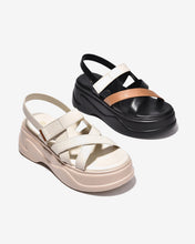 Sandal Nữ Đông Hải Quai Chéo Đế Xuồng 7cm-S32J1Đen Color1
