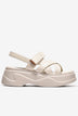 Sandal Nữ Đông Hải Quai Chéo Đế Xuồng 7cm-S32J1Kem Color1First