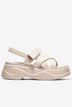 Sandal Nữ Đông Hải Quai Chéo Đế Xuồng 7cm-S32J1Kem Color1First emnhubong