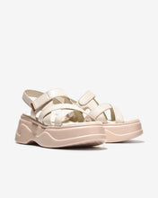 Sandal Nữ Đông Hải Quai Chéo Đế Xuồng 7cm-S32J1Kem Color1