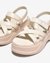 Sandal Nữ Đông Hải Quai Chéo Đế Xuồng 7cm-S32J1Kem Color1