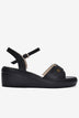 Giày Sandal Xuồng Đông Hải Thiết Kế Quai Cách Điệu-S5834-Đen Color1First