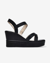 Sandal Xuồng Đông Hải 9cm Quai Đan Chéo-S5874Đen Color1First