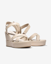 Sandal Xuồng Đông Hải 9cm Quai Đan Chéo-S5874Kem Color1