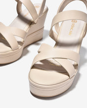Sandal Xuồng Đông Hải 9cm Quai Đan Chéo-S5874Kem Color1