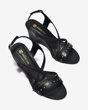 Giày Sandal Xuồng Đông Hải Quai Chéo-S5909-Đen Color1