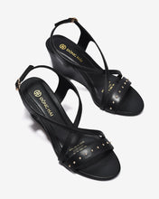 Giày Sandal Xuồng Đông Hải Quai Chéo-S5909Đen Color1
