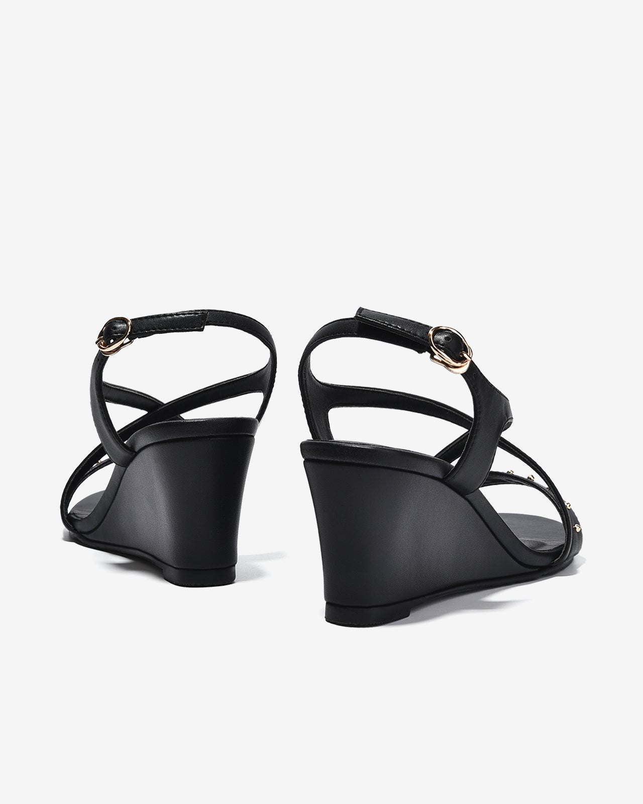 Giày Sandal Xuồng Đông Hải Quai Chéo-S5909Đen Color1