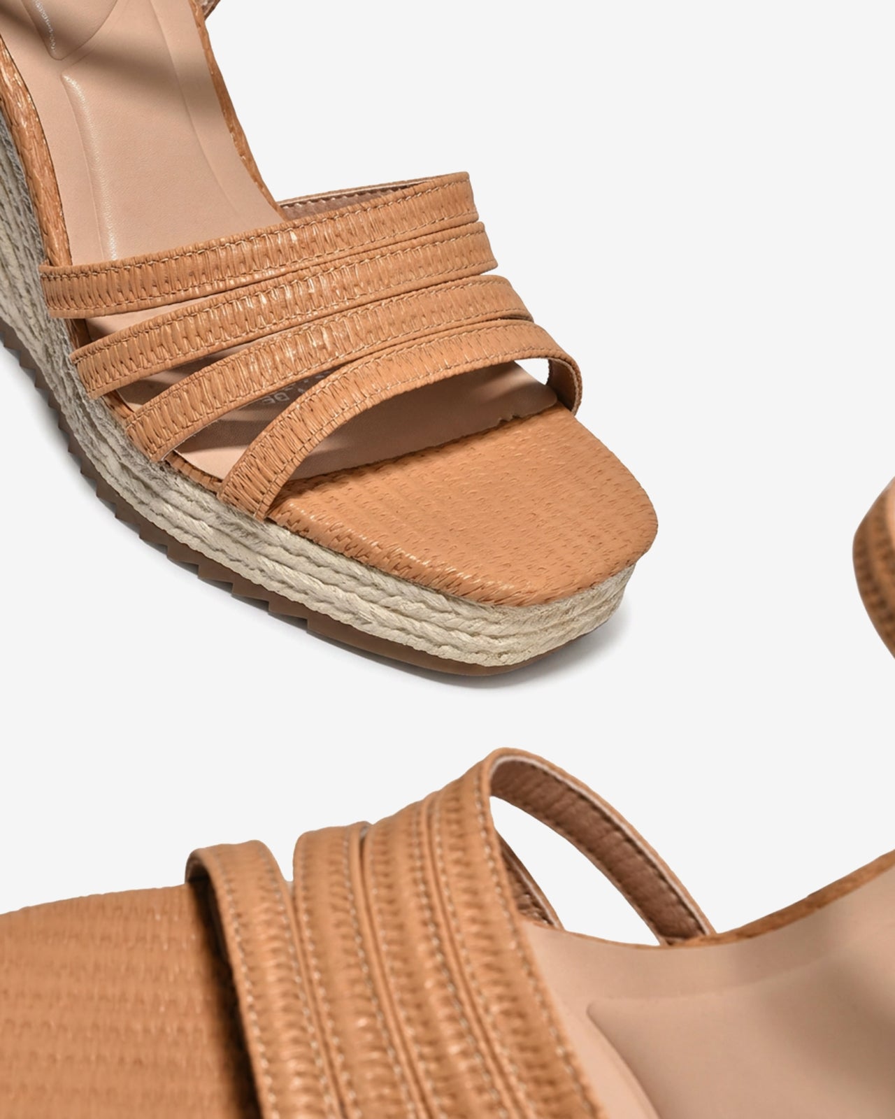 Sandal Xuồng Đông Hải Êm Chân Quai Đan Đế Cói-S81V8Bò Color1