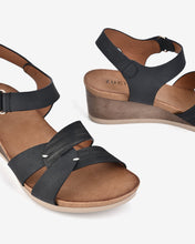 Giày Sandal Xuồng Zucia Quai Đôi Đan Chéo-SHLD2-Đen Color1