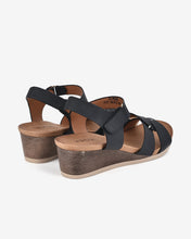 Giày Sandal Xuồng Zucia Quai Đôi Đan Chéo-SHLD2-Đen Color1