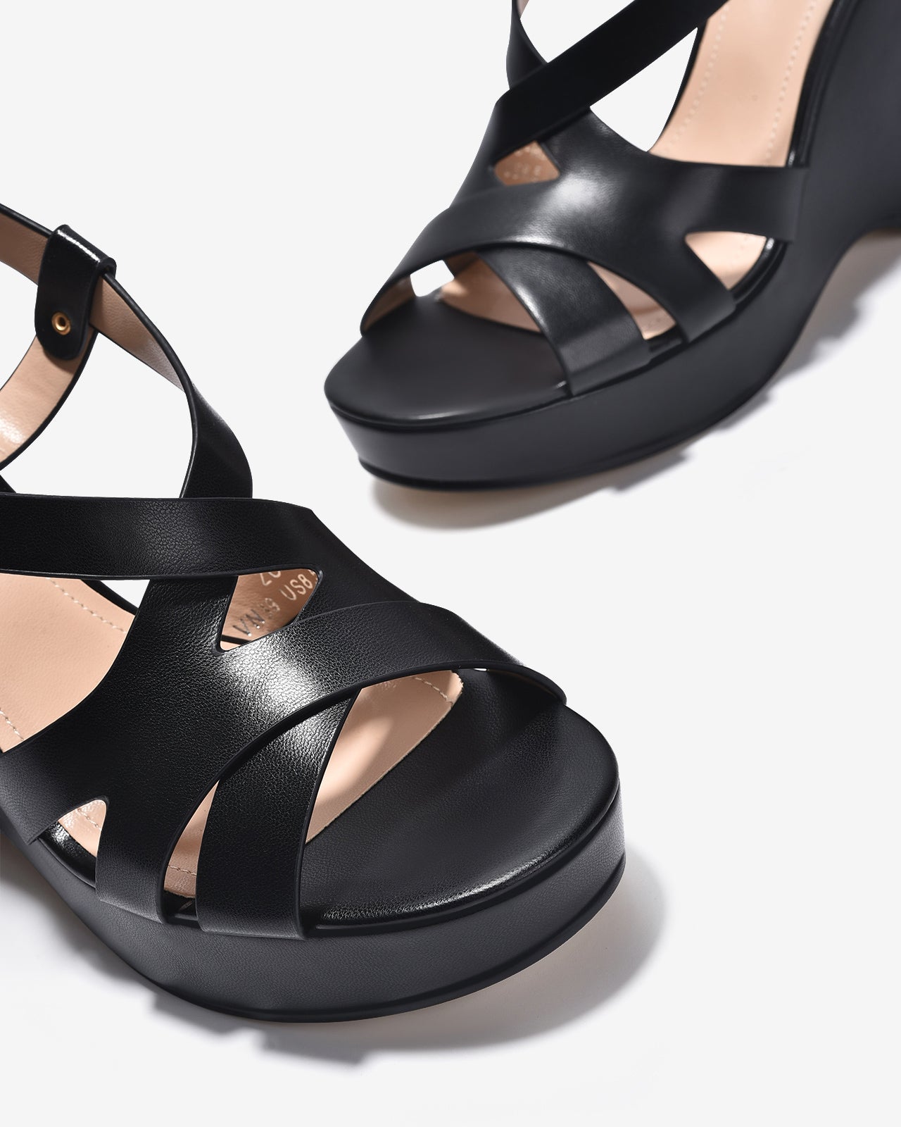 Giày Sandal Xuồng Zucia Quai Ôm Sát Tôn Dáng Chân-SHLI4-Đen Color1