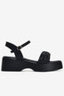 Giày Sandal Xuồng Zucia Quai Ngang Đan Xoắn-SHLJ7Đen Color1First