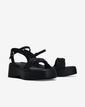 Giày Sandal Xuồng Zucia Quai Ngang Đan Xoắn-SHLJ7Đen Color1