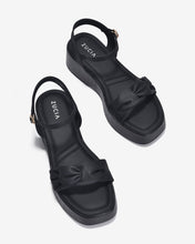 Giày Sandal Xuồng Zucia Quai Ngang Đan Xoắn-SHLJ7Đen Color1