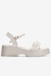 Giày Sandal Xuồng Zucia Quai Ngang Đan Xoắn-SHLJ7Kem Color1First