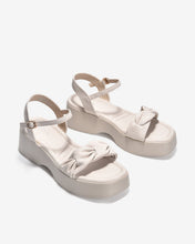 Giày Sandal Xuồng Zucia Quai Ngang Đan Xoắn-SHLJ7Kem Color1