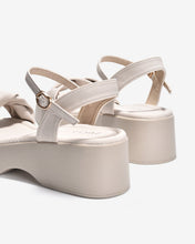 Giày Sandal Xuồng Zucia Quai Ngang Đan Xoắn-SHLJ7Kem Color1