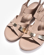 Giày Sandal Xuồng Zucia Quai T-Strap Ánh Kim-SHLJ8Hồng Color1