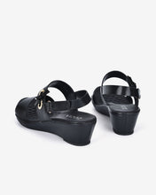 Giày Sandal Xuồng Zucia Quai Dán-SRX76-Đen Color1