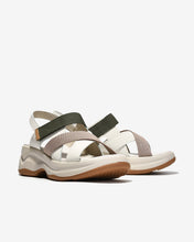 Sandal Xuồng Nữ Zucia Quai Dán Đan Chéo-SRXB5-Kem Color1