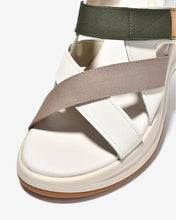 Sandal Xuồng Nữ Zucia Quai Dán Đan Chéo-SRXB5-Kem Color1